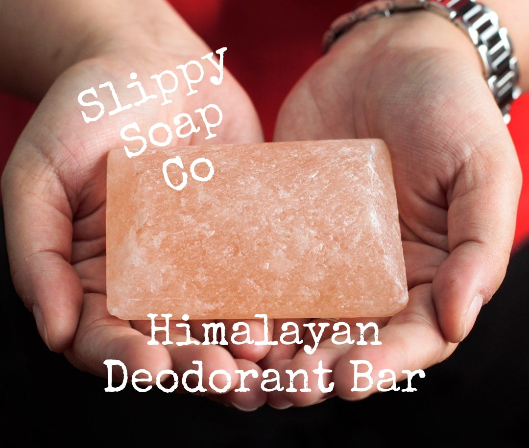 Himalayan salt Deodorant Bar Soap shaped