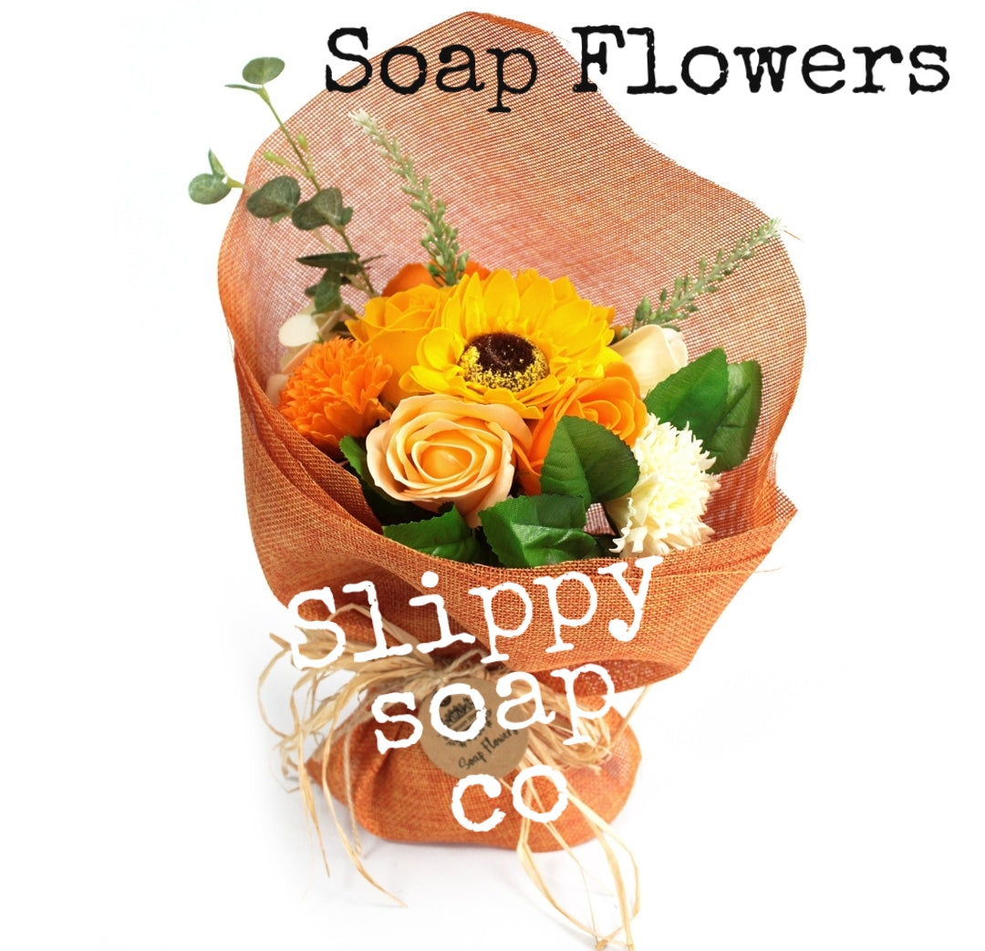 Soap flowers